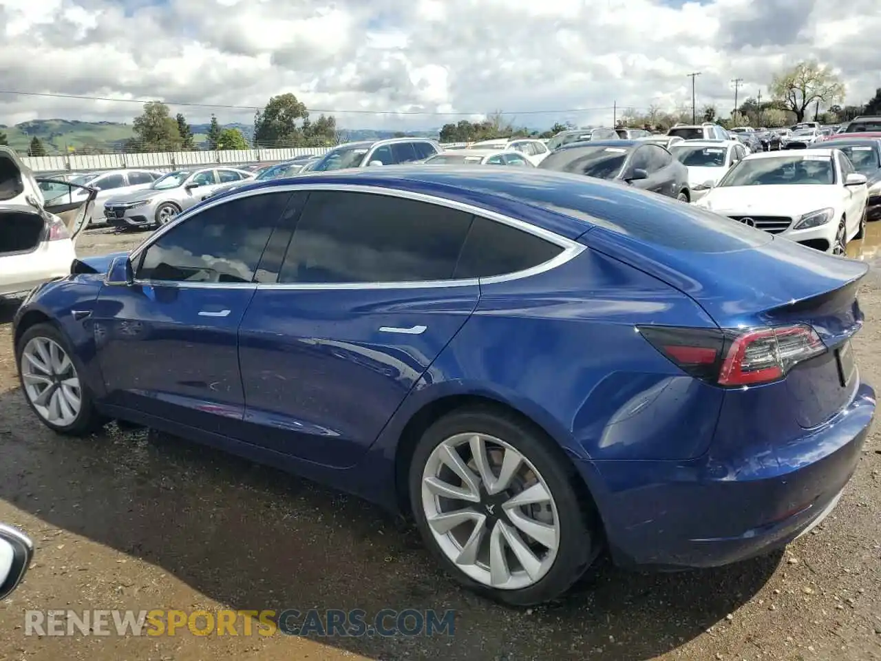 2 Photograph of a damaged car 5YJ3E1EA5LF661406 TESLA MODEL 3 2020