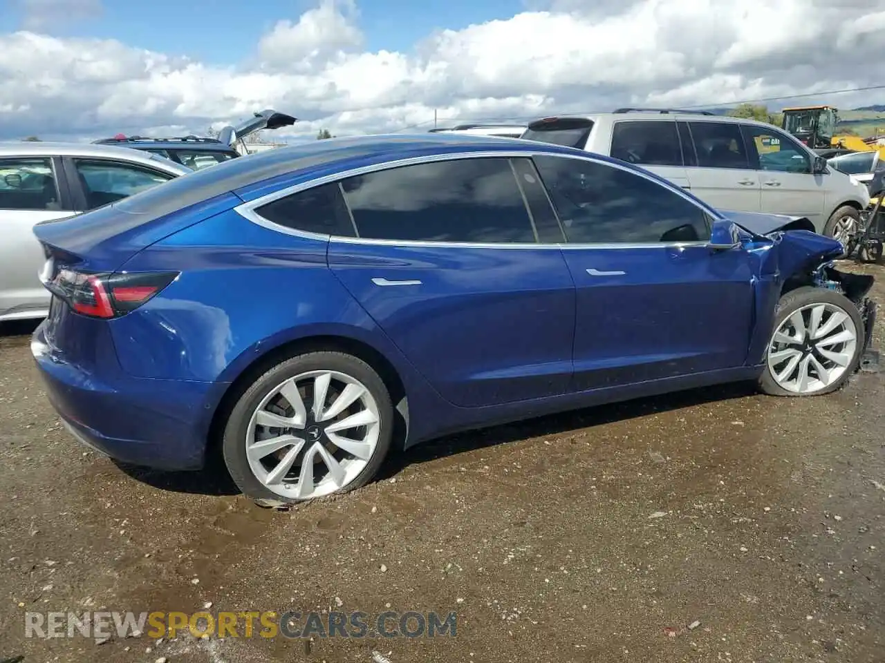 3 Photograph of a damaged car 5YJ3E1EA5LF661406 TESLA MODEL 3 2020
