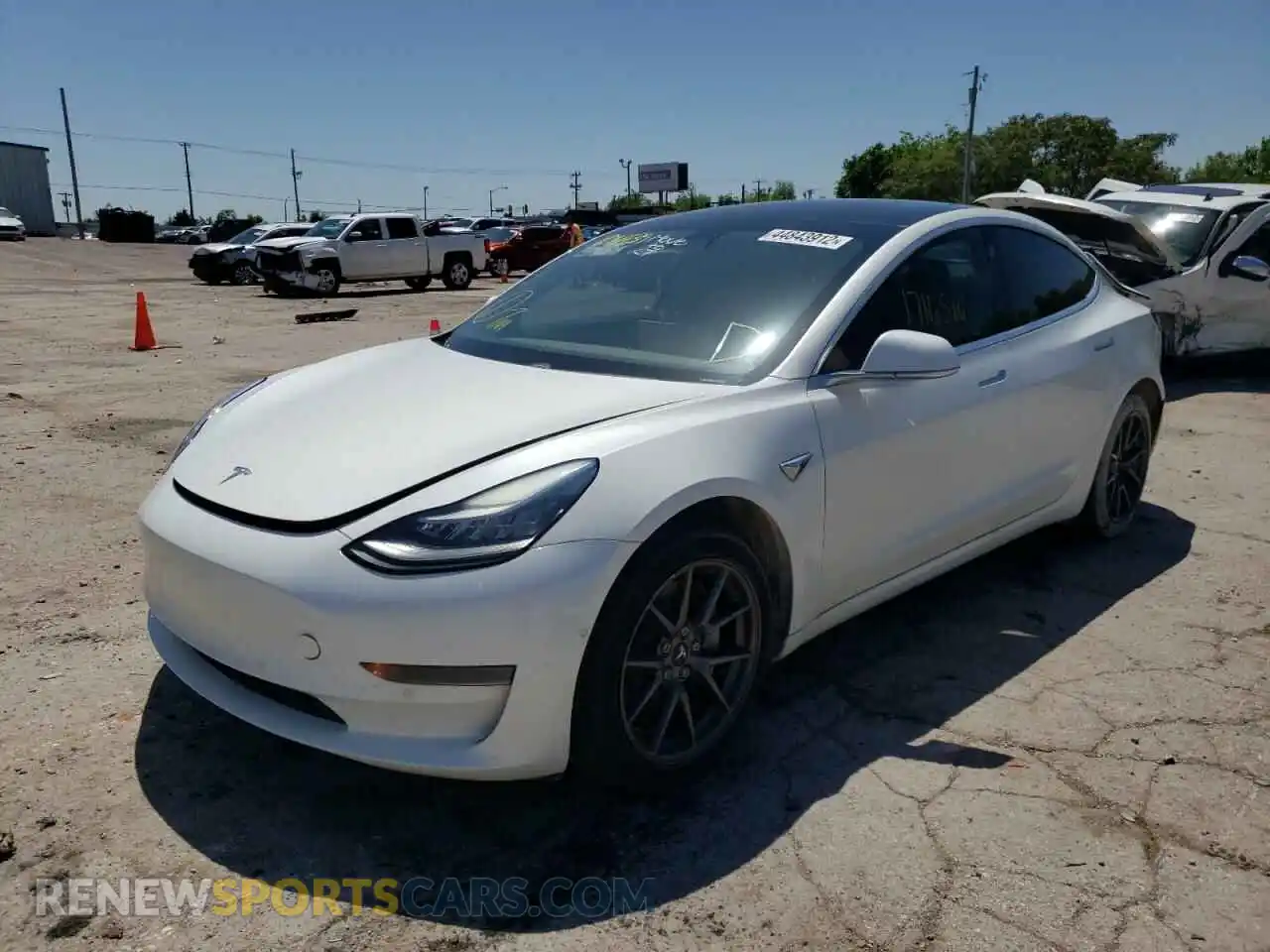 2 Фотография поврежденного автомобиля 5YJ3E1EA5LF706439 TESLA MODEL 3 2020