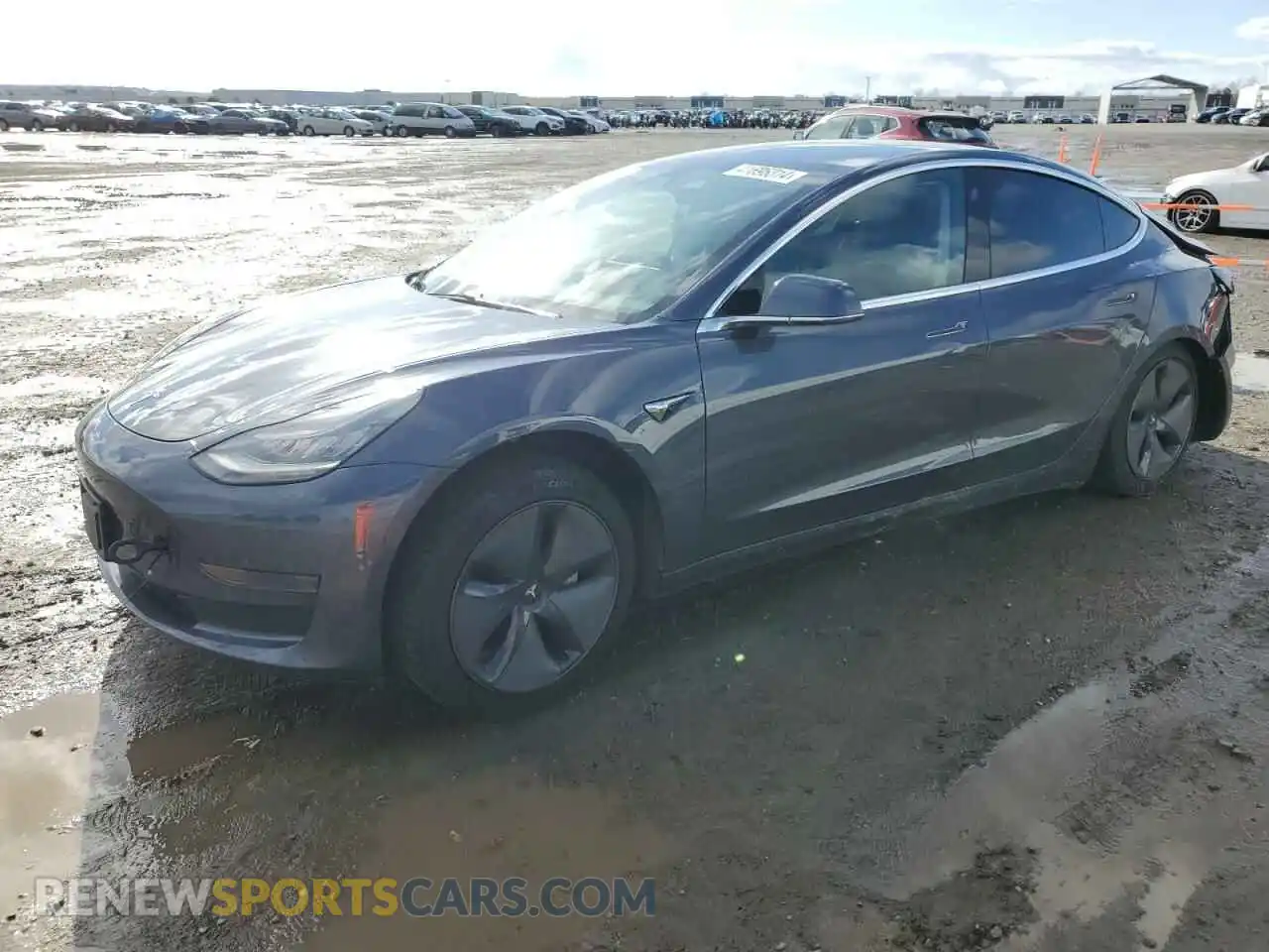 1 Photograph of a damaged car 5YJ3E1EA5LF739523 TESLA MODEL 3 2020