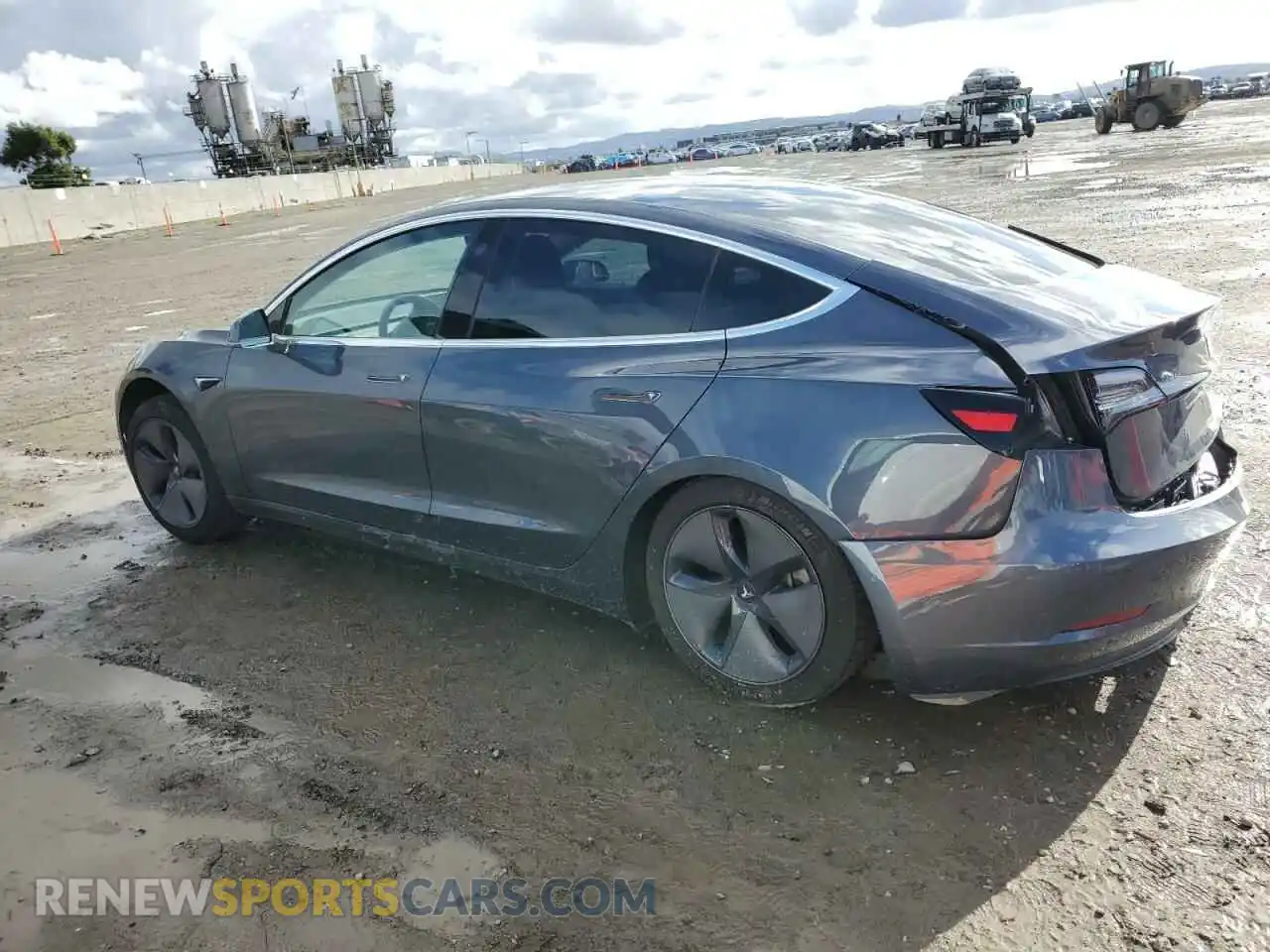 2 Photograph of a damaged car 5YJ3E1EA5LF739523 TESLA MODEL 3 2020