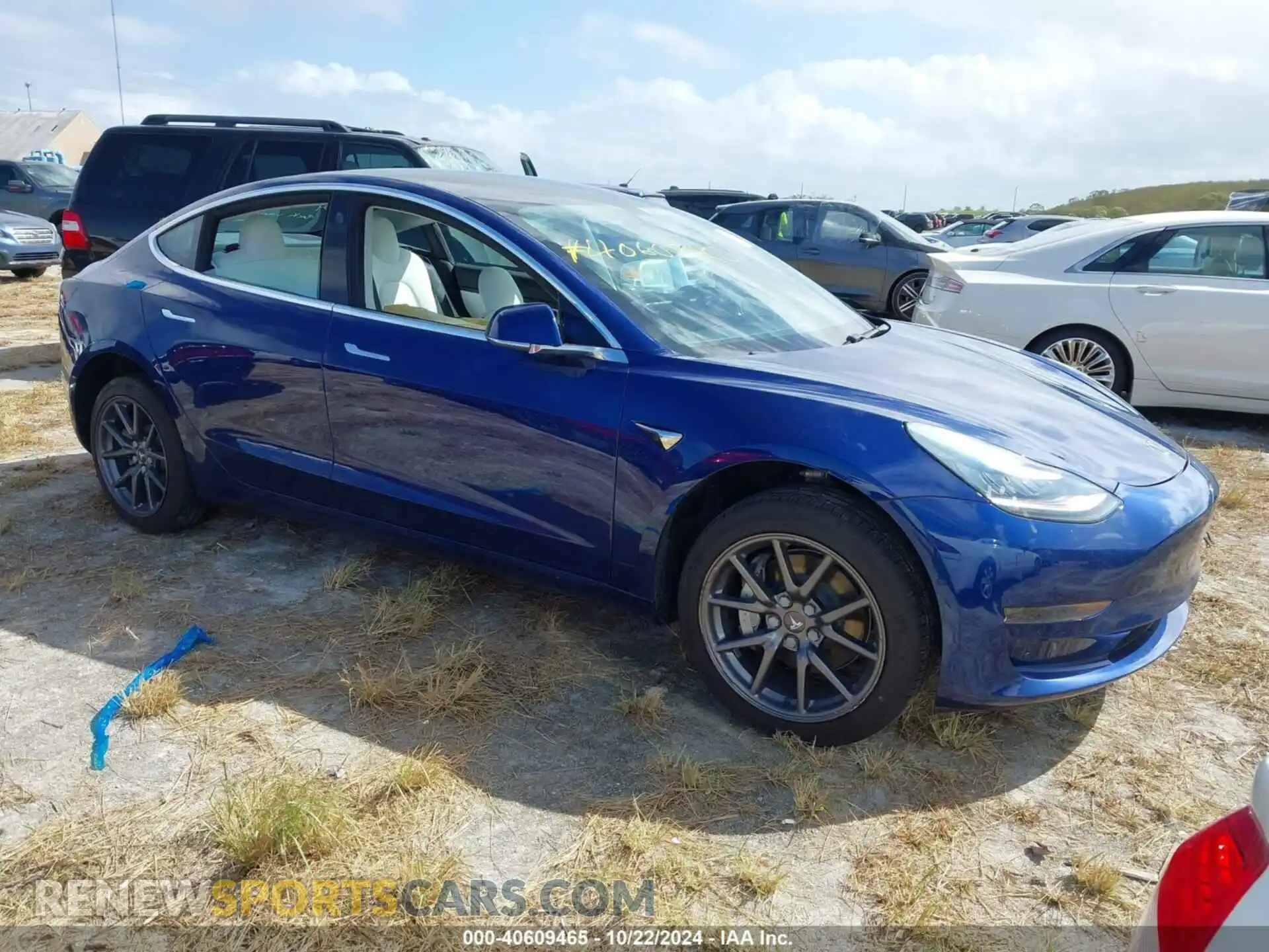 1 Photograph of a damaged car 5YJ3E1EA6LF662404 TESLA MODEL 3 2020