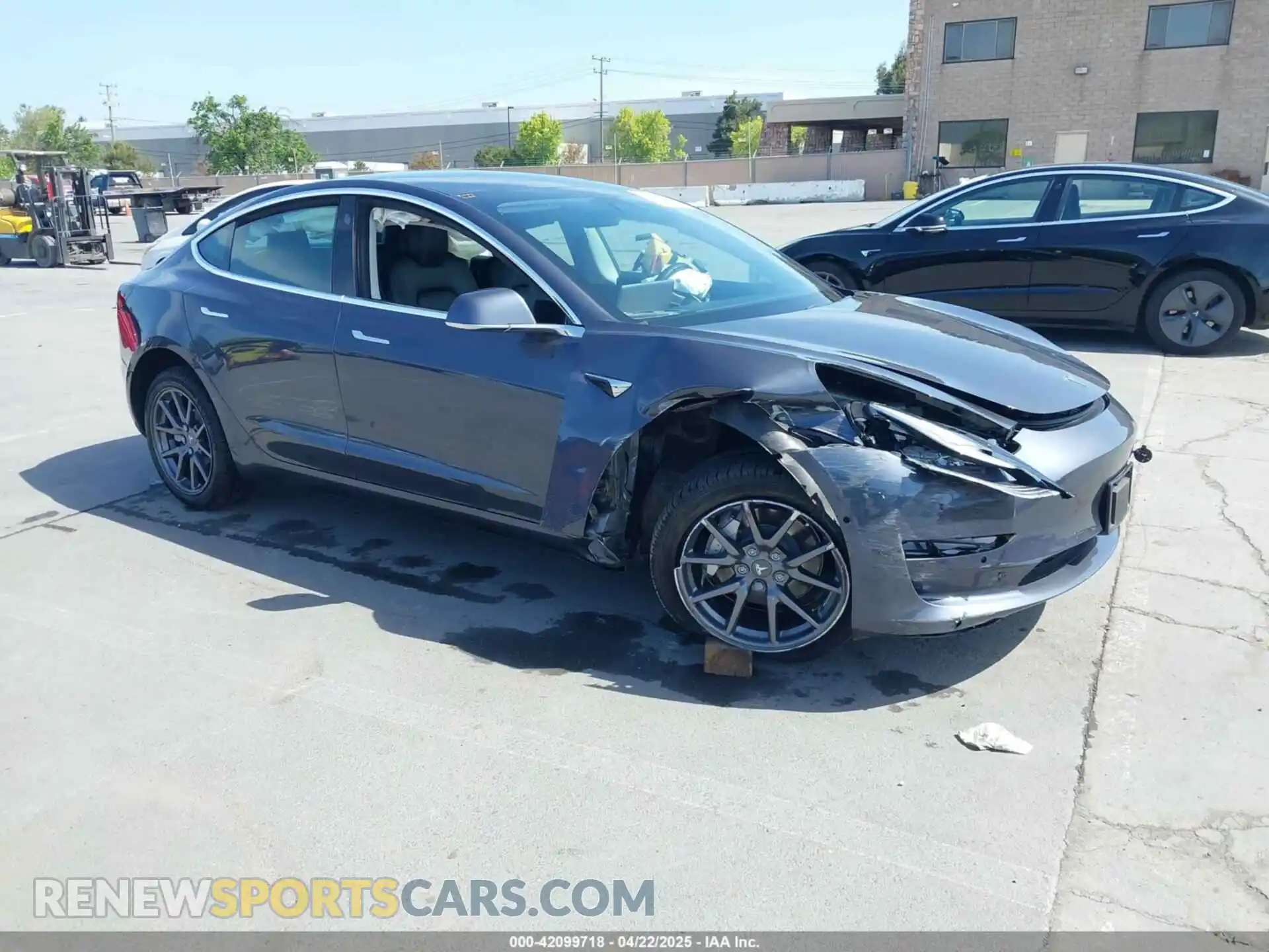 1 Photograph of a damaged car 5YJ3E1EA6LF703159 TESLA MODEL 3 2020