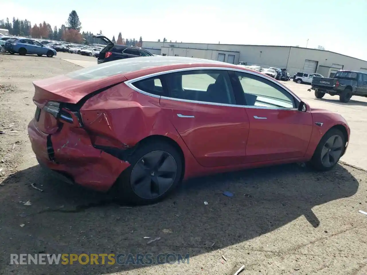 3 Photograph of a damaged car 5YJ3E1EA6LF705655 TESLA MODEL 3 2020