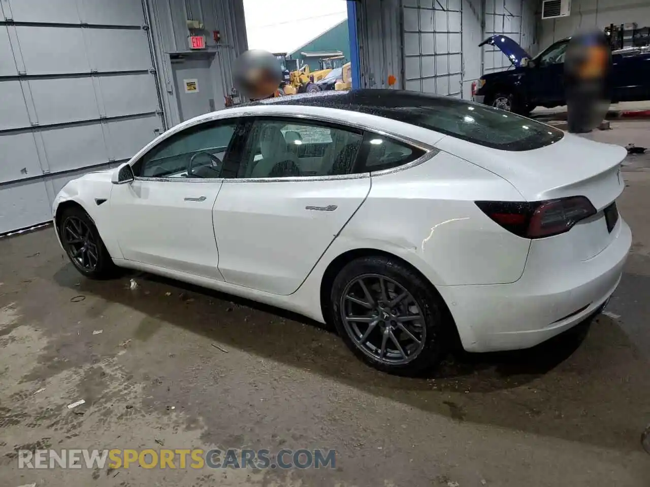 2 Photograph of a damaged car 5YJ3E1EA6LF740969 TESLA MODEL 3 2020