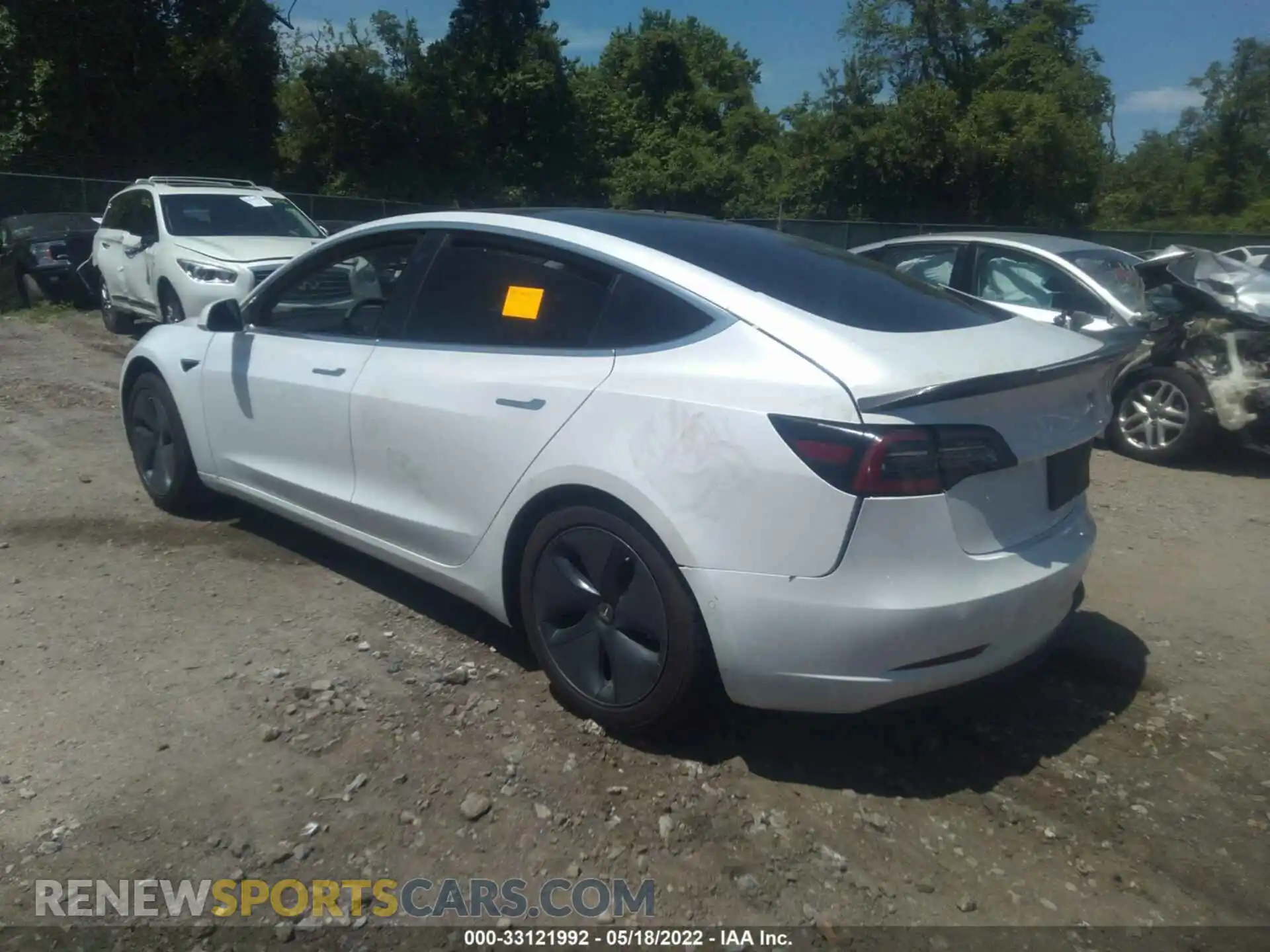 3 Photograph of a damaged car 5YJ3E1EA6LF745119 TESLA MODEL 3 2020