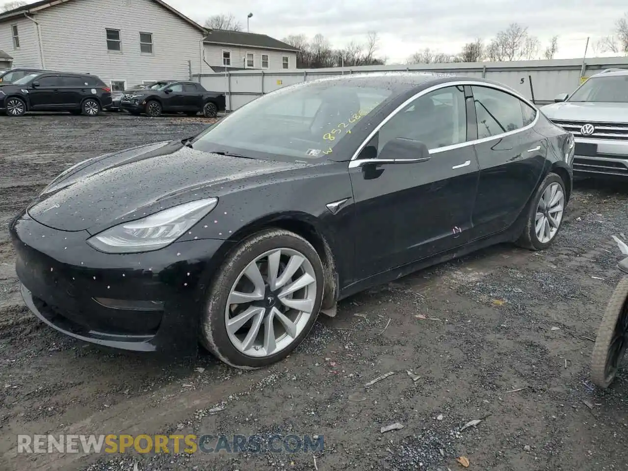 1 Photograph of a damaged car 5YJ3E1EA6LF745735 TESLA MODEL 3 2020