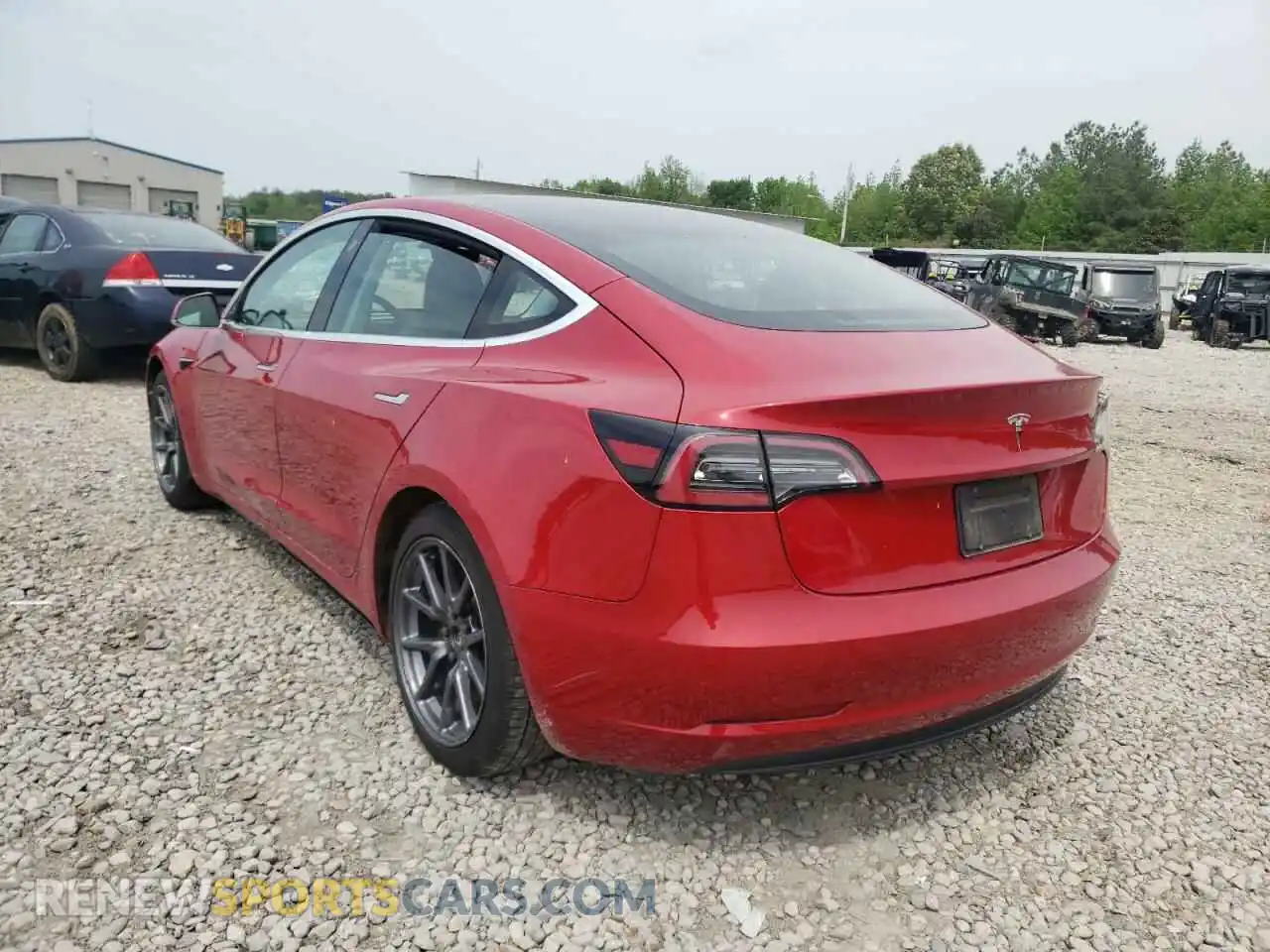 3 Photograph of a damaged car 5YJ3E1EA6LF792358 TESLA MODEL 3 2020