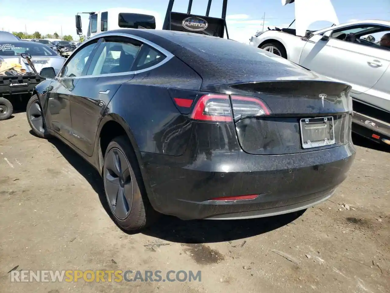 3 Photograph of a damaged car 5YJ3E1EA6LF798774 TESLA MODEL 3 2020