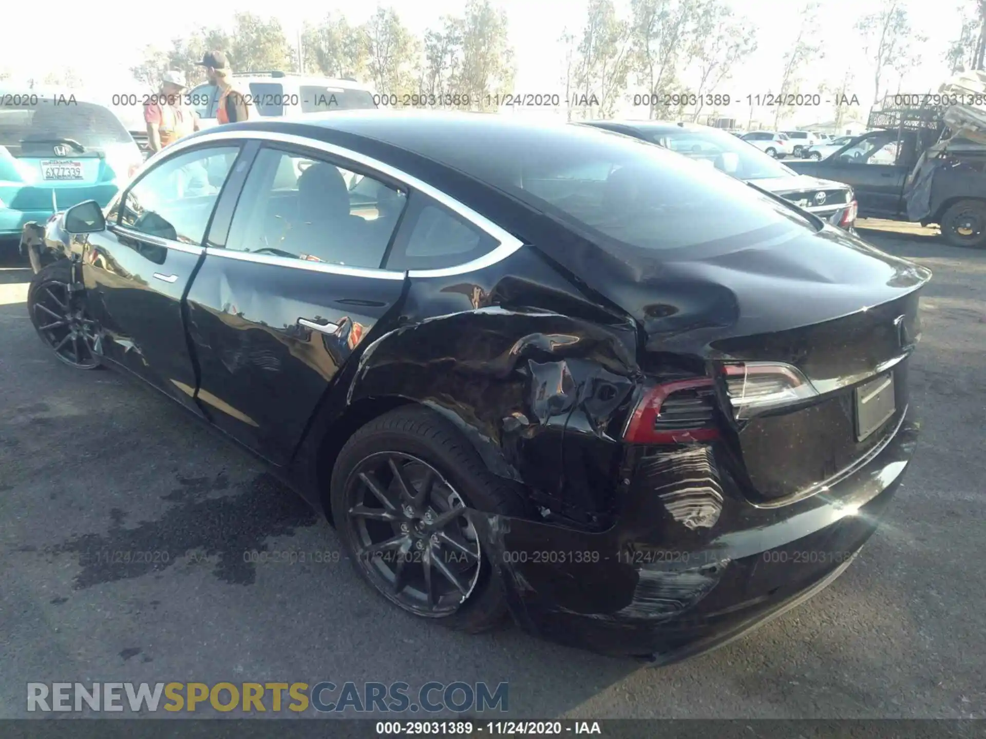 3 Photograph of a damaged car 5YJ3E1EA6LF798838 TESLA MODEL 3 2020