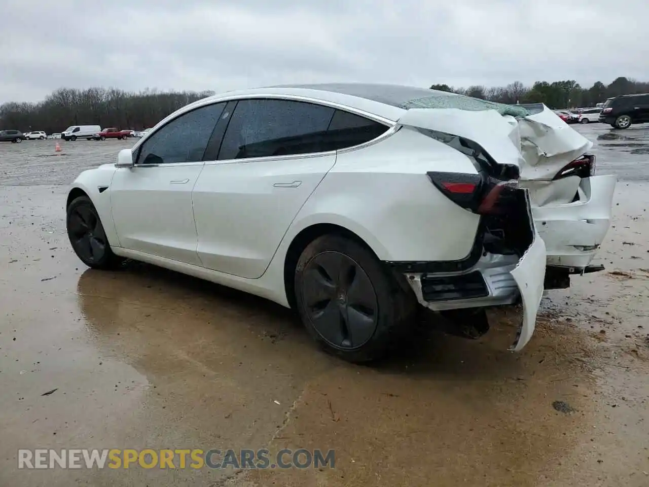 2 Photograph of a damaged car 5YJ3E1EA6LF799620 TESLA MODEL 3 2020
