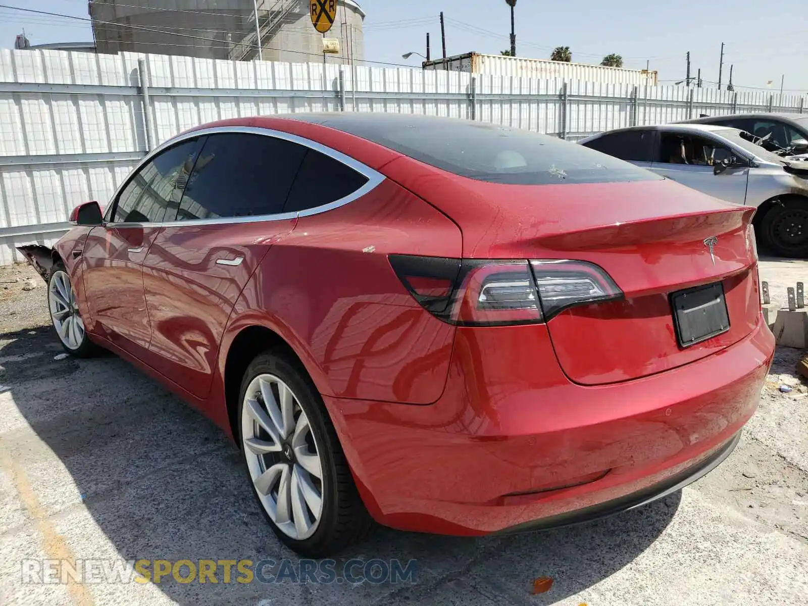 3 fotografías del automóvil dañado 5YJ3E1EA6LF806789 TESLA MODEL 3 2020