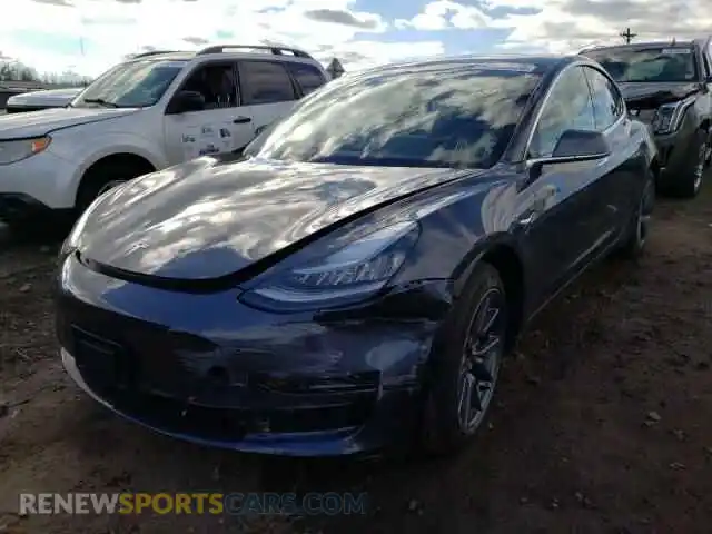 2 Photograph of a damaged car 5YJ3E1EA7LF495793 TESLA MODEL 3 2020