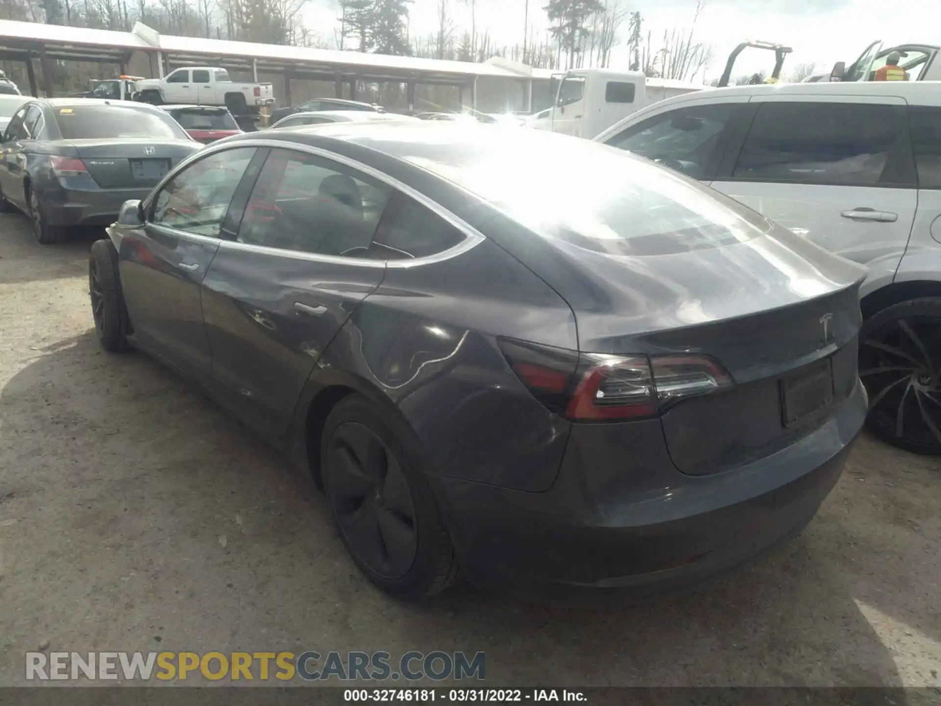 3 Photograph of a damaged car 5YJ3E1EA7LF745534 TESLA MODEL 3 2020