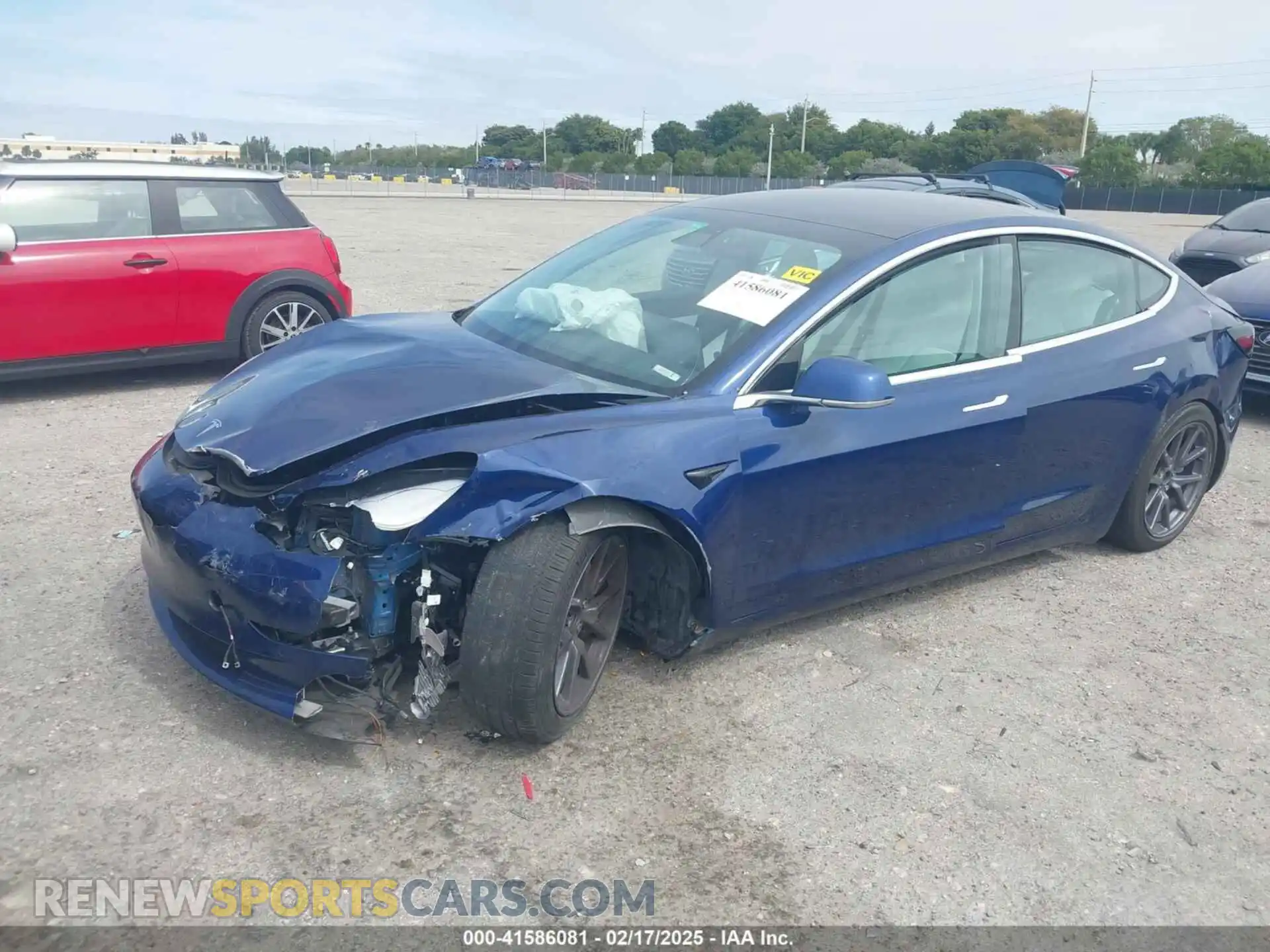 2 Фотография поврежденного автомобиля 5YJ3E1EA7LF785838 TESLA MODEL 3 2020