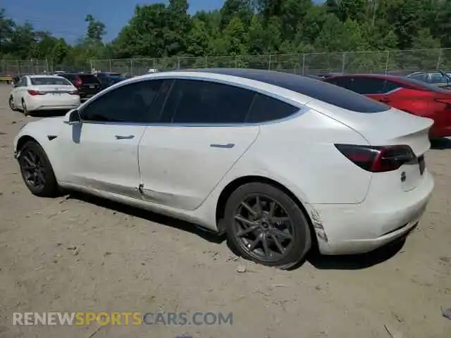2 Photograph of a damaged car 5YJ3E1EA7LF794166 TESLA MODEL 3 2020
