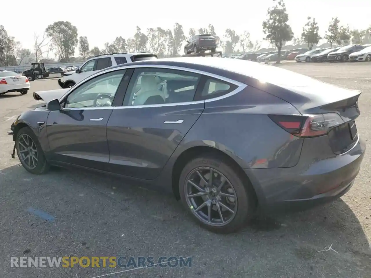 2 Photograph of a damaged car 5YJ3E1EA7LF808079 TESLA MODEL 3 2020