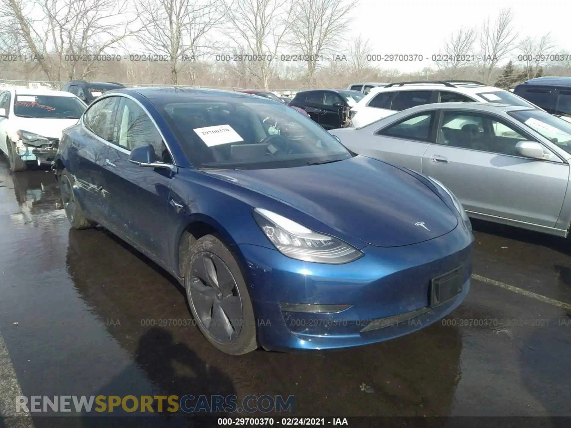 1 Photograph of a damaged car 5YJ3E1EA8LF476301 TESLA MODEL 3 2020