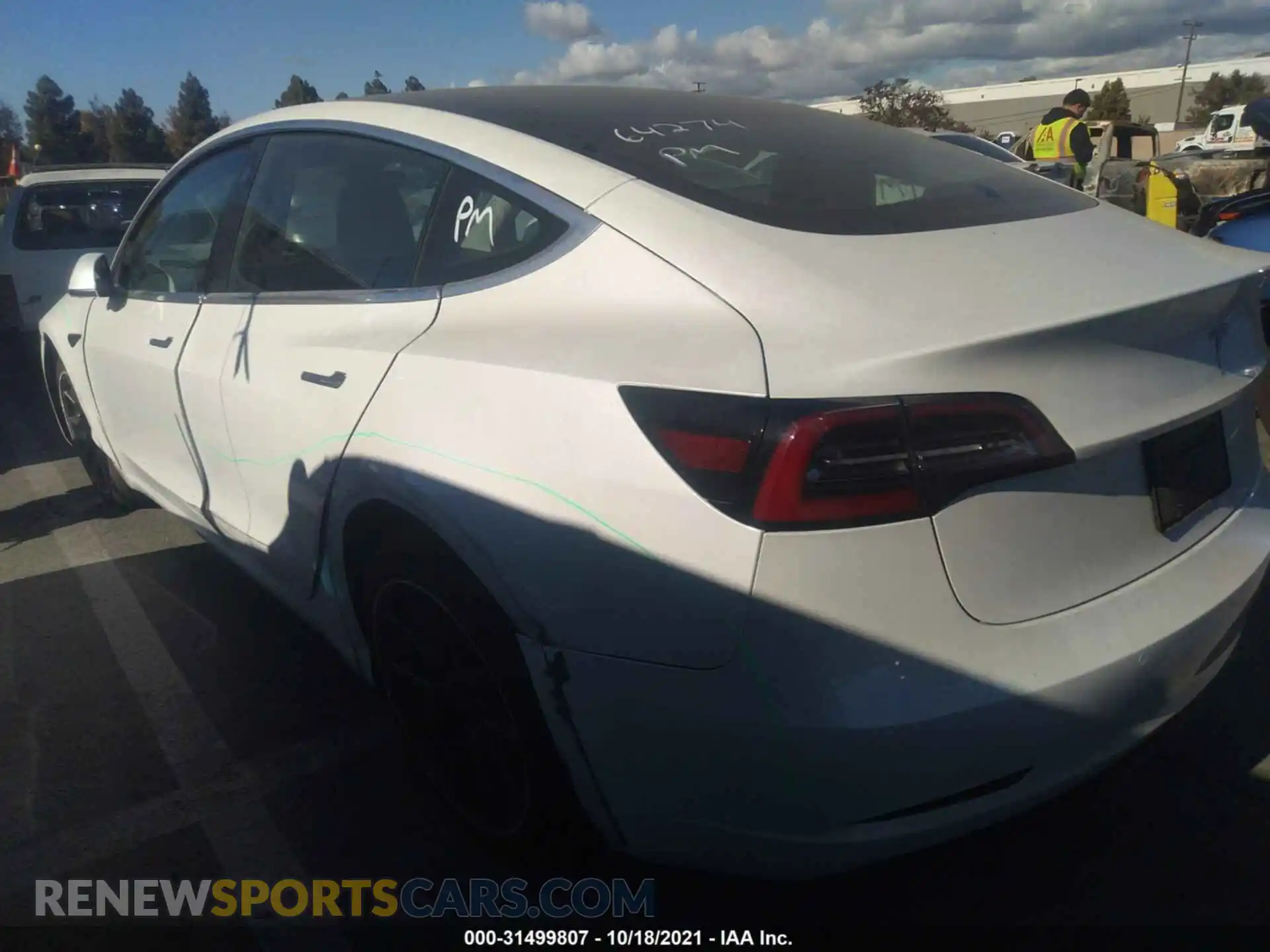 3 Фотография поврежденного автомобиля 5YJ3E1EA8LF504873 TESLA MODEL 3 2020