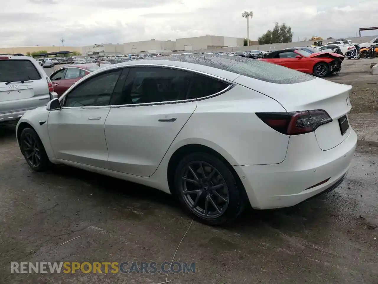 2 Photograph of a damaged car 5YJ3E1EA8LF591111 TESLA MODEL 3 2020