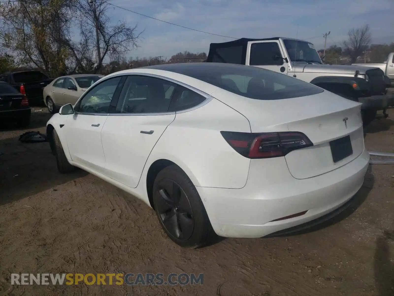 3 Photograph of a damaged car 5YJ3E1EA8LF632563 TESLA MODEL 3 2020