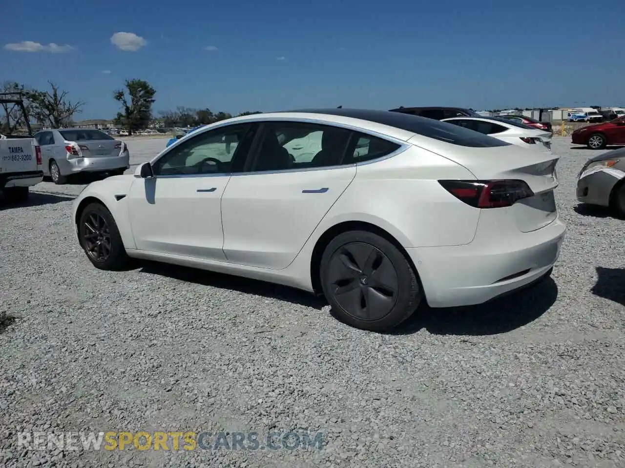 2 fotografías del automóvil dañado 5YJ3E1EA8LF659083 TESLA MODEL 3 2020