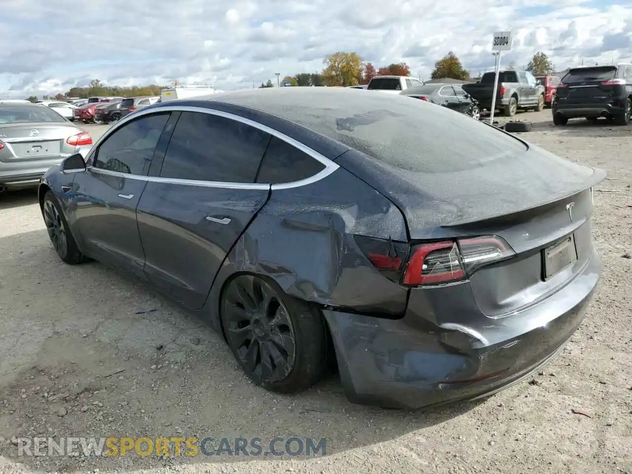 3 Photograph of a damaged car 5YJ3E1EA8LF739290 TESLA MODEL 3 2020