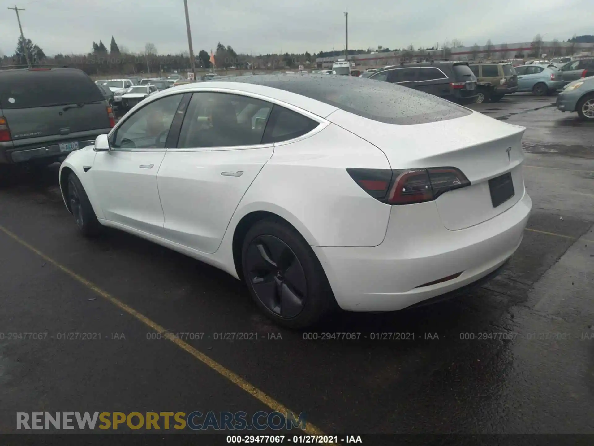 3 Photograph of a damaged car 5YJ3E1EA8LF740312 TESLA MODEL 3 2020
