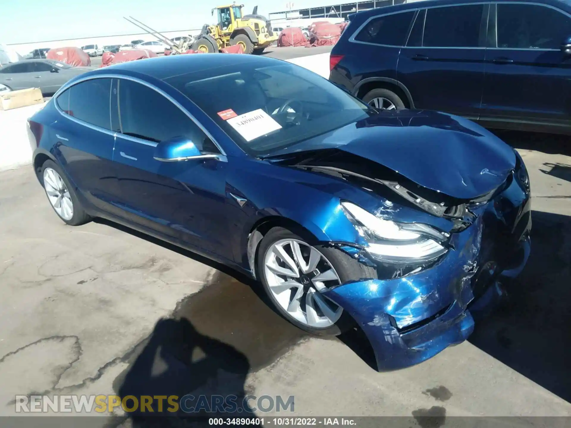 1 fotografías del automóvil dañado 5YJ3E1EA8LF740763 TESLA MODEL 3 2020