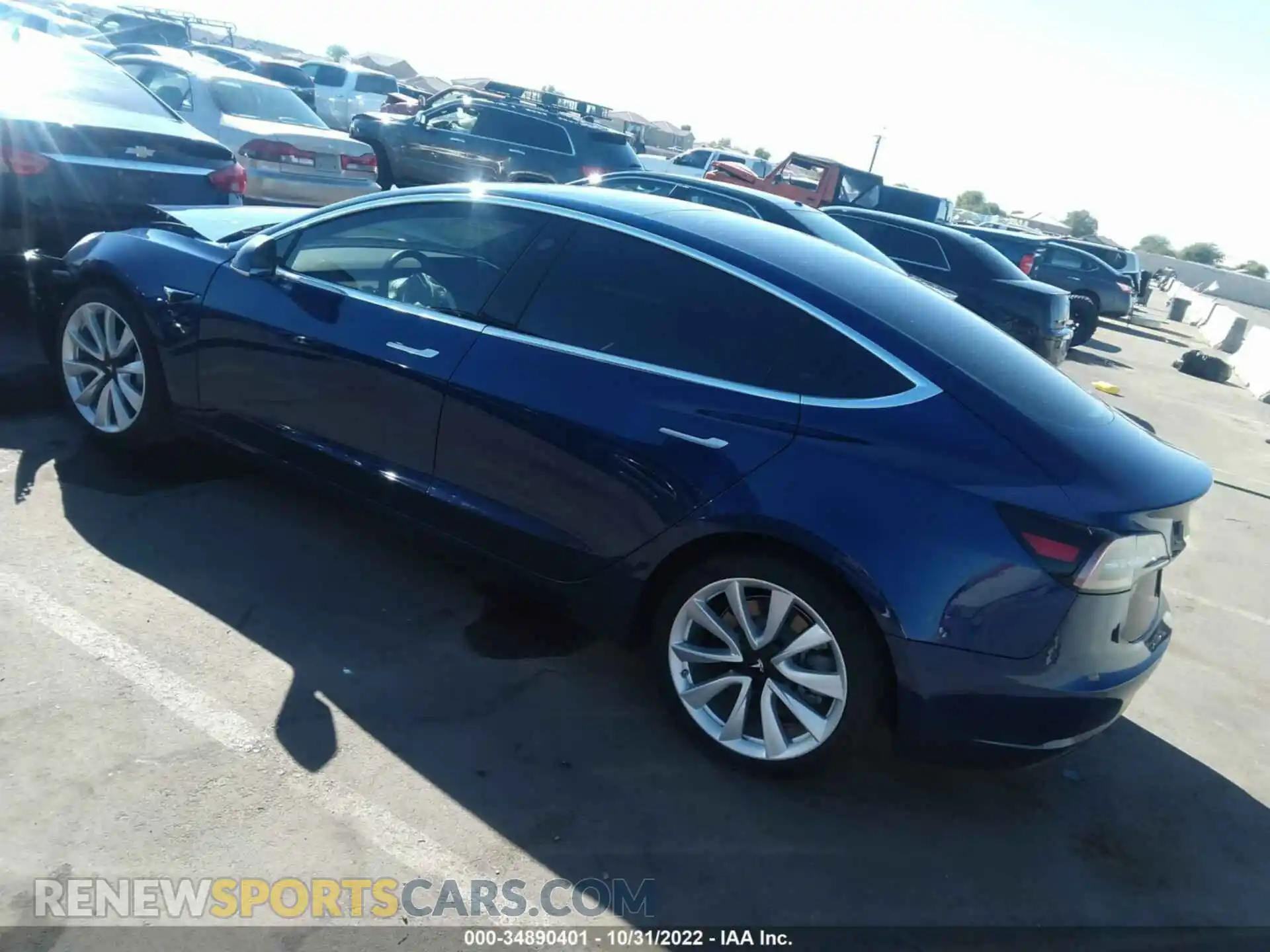 3 fotografías del automóvil dañado 5YJ3E1EA8LF740763 TESLA MODEL 3 2020