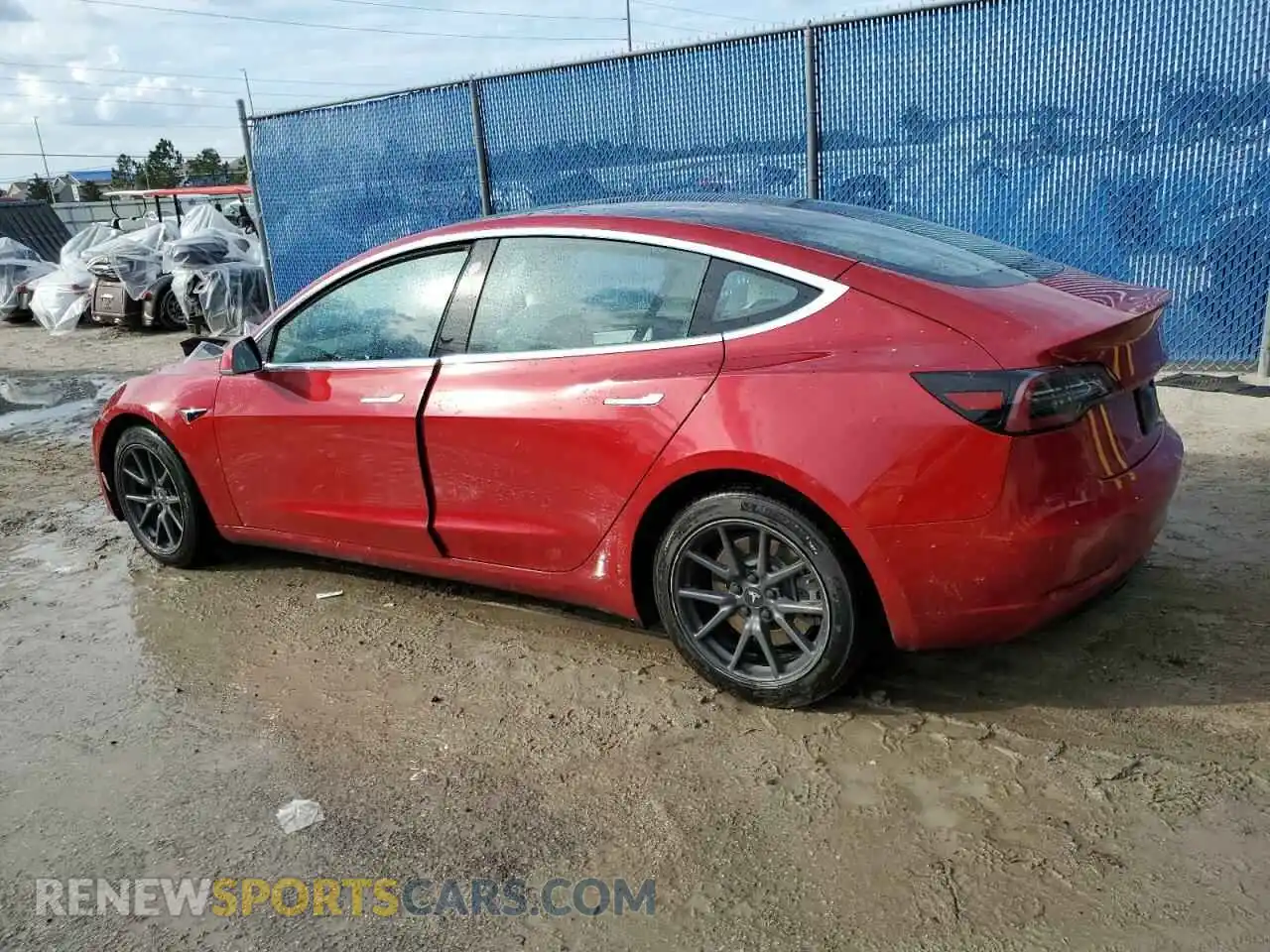 2 Photograph of a damaged car 5YJ3E1EA8LF740911 TESLA MODEL 3 2020