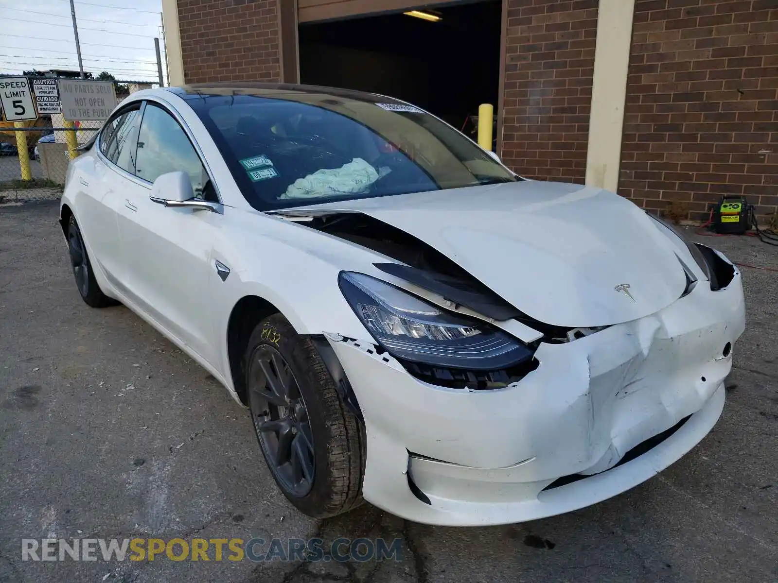 1 Photograph of a damaged car 5YJ3E1EA8LF745378 TESLA MODEL 3 2020