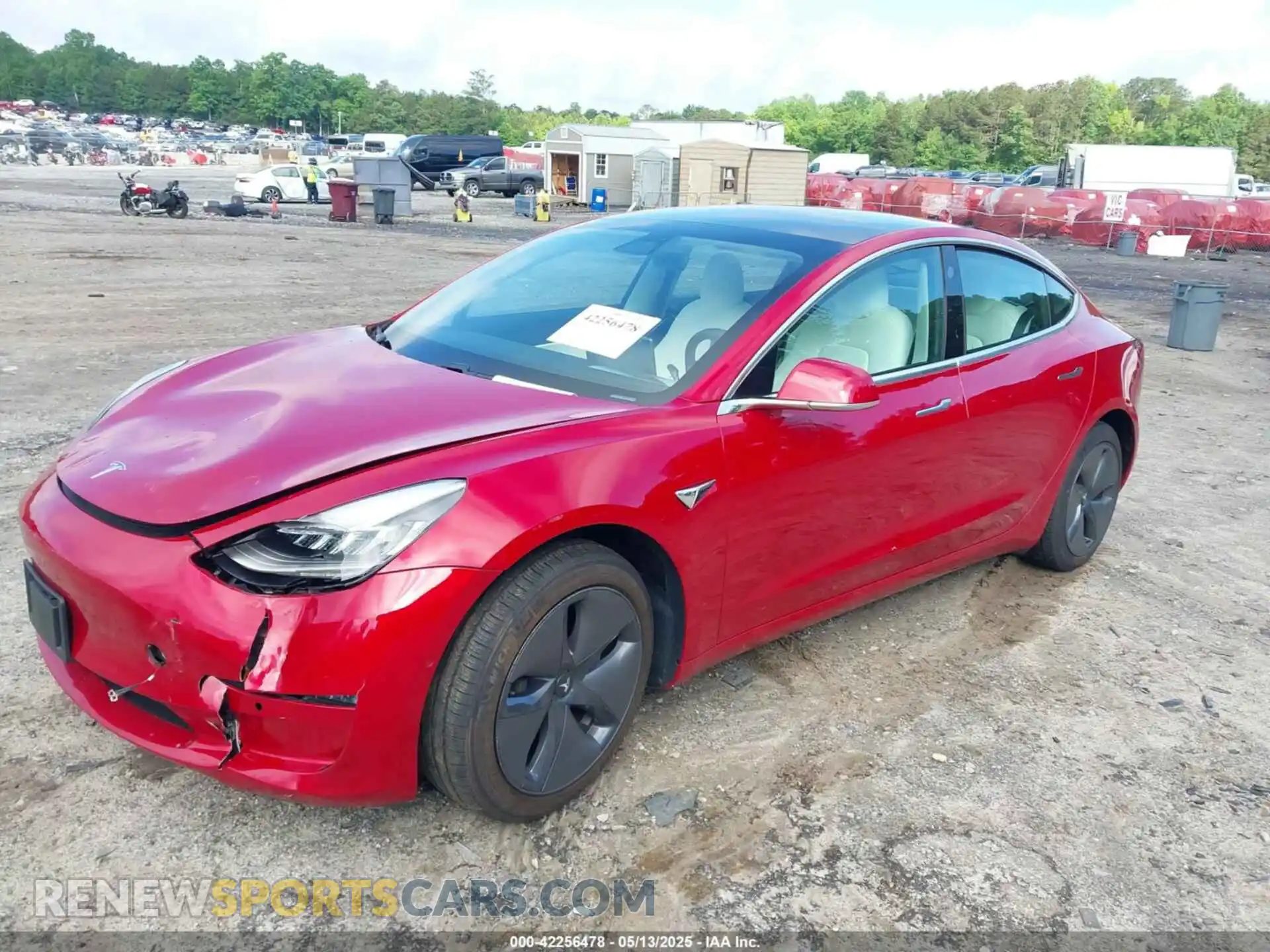 2 Photograph of a damaged car 5YJ3E1EA8LF797688 TESLA MODEL 3 2020