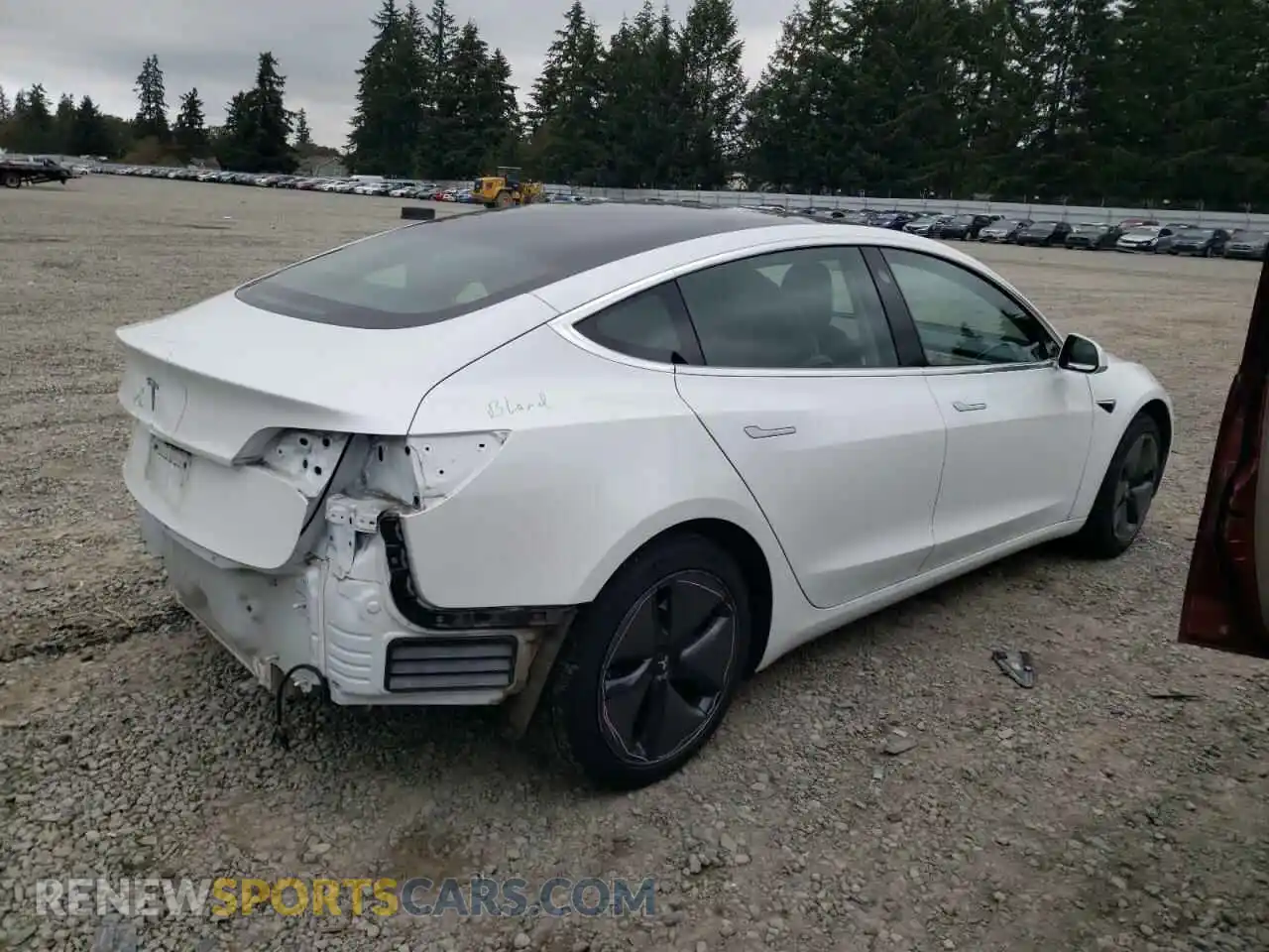 3 Photograph of a damaged car 5YJ3E1EA9LF504896 TESLA MODEL 3 2020