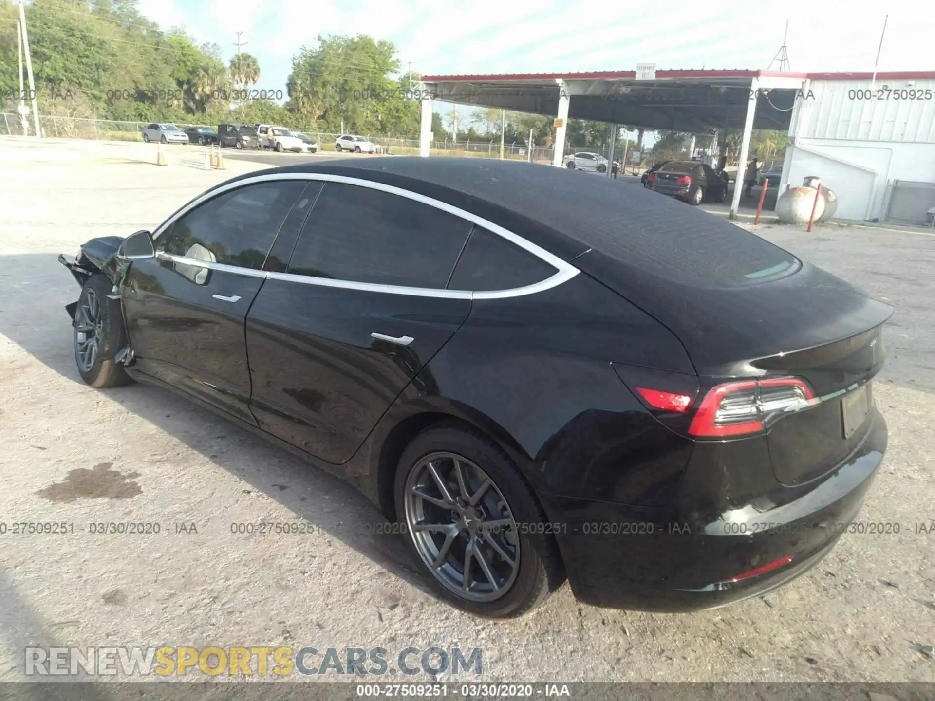 3 Photograph of a damaged car 5YJ3E1EA9LF505000 TESLA MODEL 3 2020