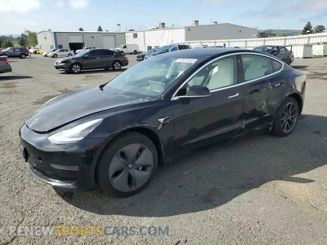 1 Фотография поврежденного автомобиля 5YJ3E1EA9LF606716 TESLA MODEL 3 2020