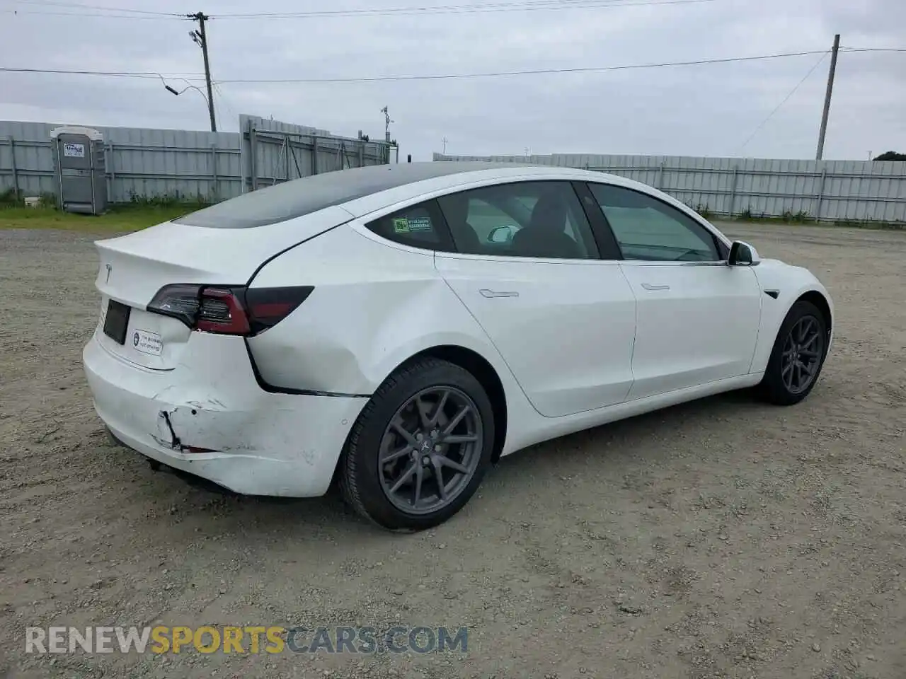 3 fotografías del automóvil dañado 5YJ3E1EA9LF613228 TESLA MODEL 3 2020