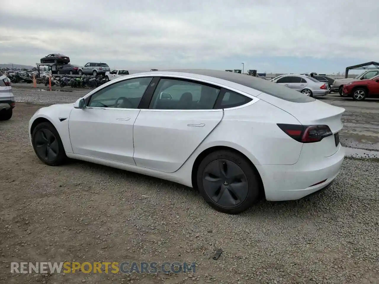 2 Photograph of a damaged car 5YJ3E1EA9LF645032 TESLA MODEL 3 2020