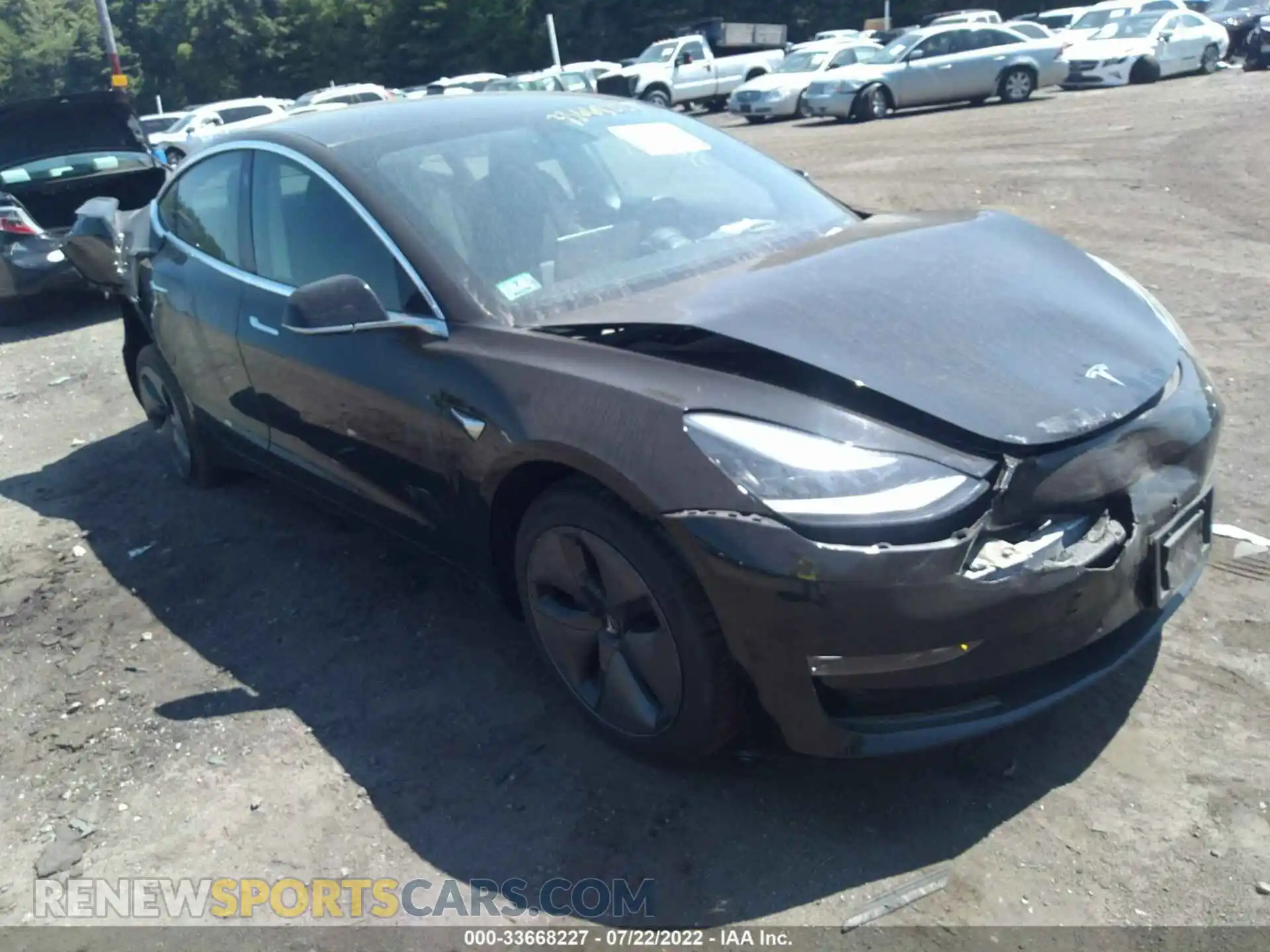 1 Photograph of a damaged car 5YJ3E1EA9LF657388 TESLA MODEL 3 2020
