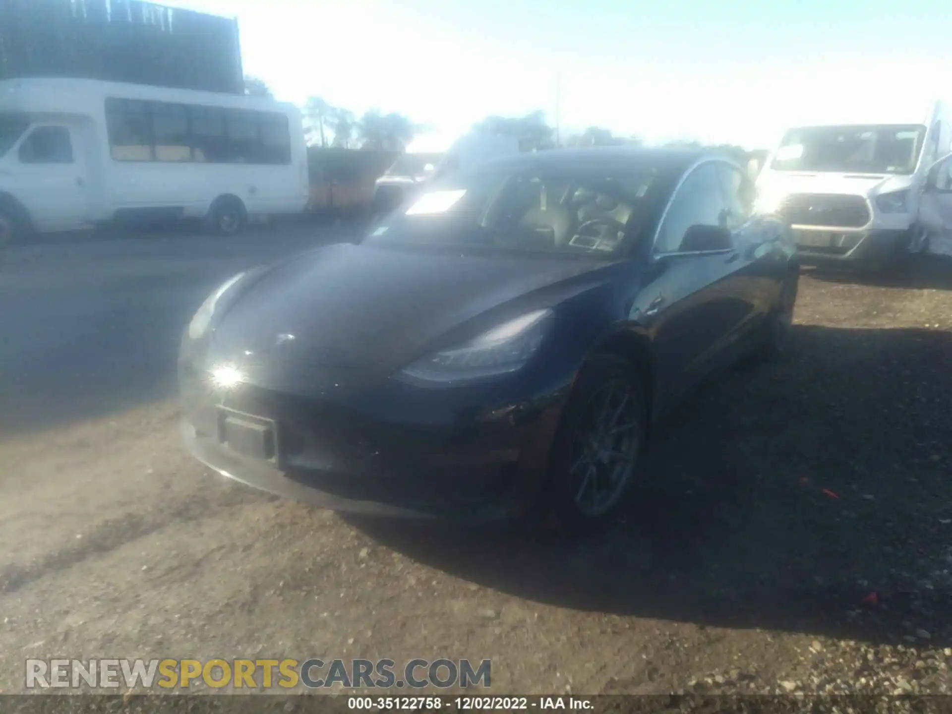 2 Photograph of a damaged car 5YJ3E1EA9LF657648 TESLA MODEL 3 2020