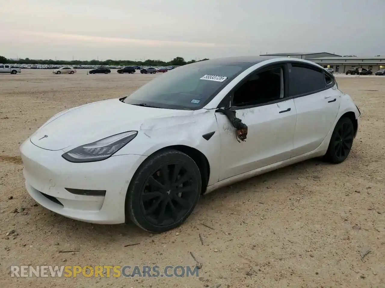 1 Photograph of a damaged car 5YJ3E1EA9LF661702 TESLA MODEL 3 2020