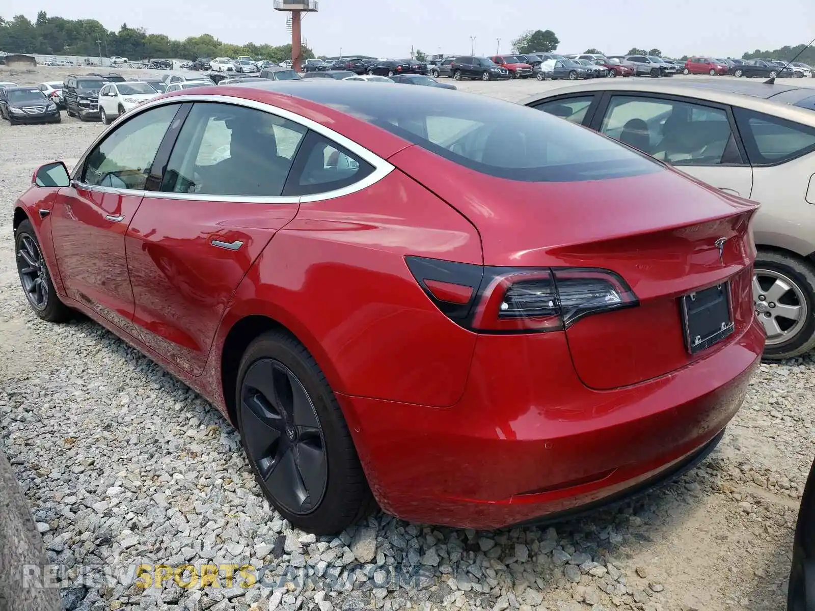 3 Photograph of a damaged car 5YJ3E1EA9LF703561 TESLA MODEL 3 2020