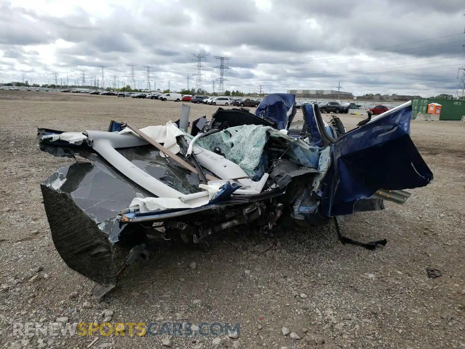 2 Photograph of a damaged car 5YJ3E1EA9LF745700 TESLA MODEL 3 2020