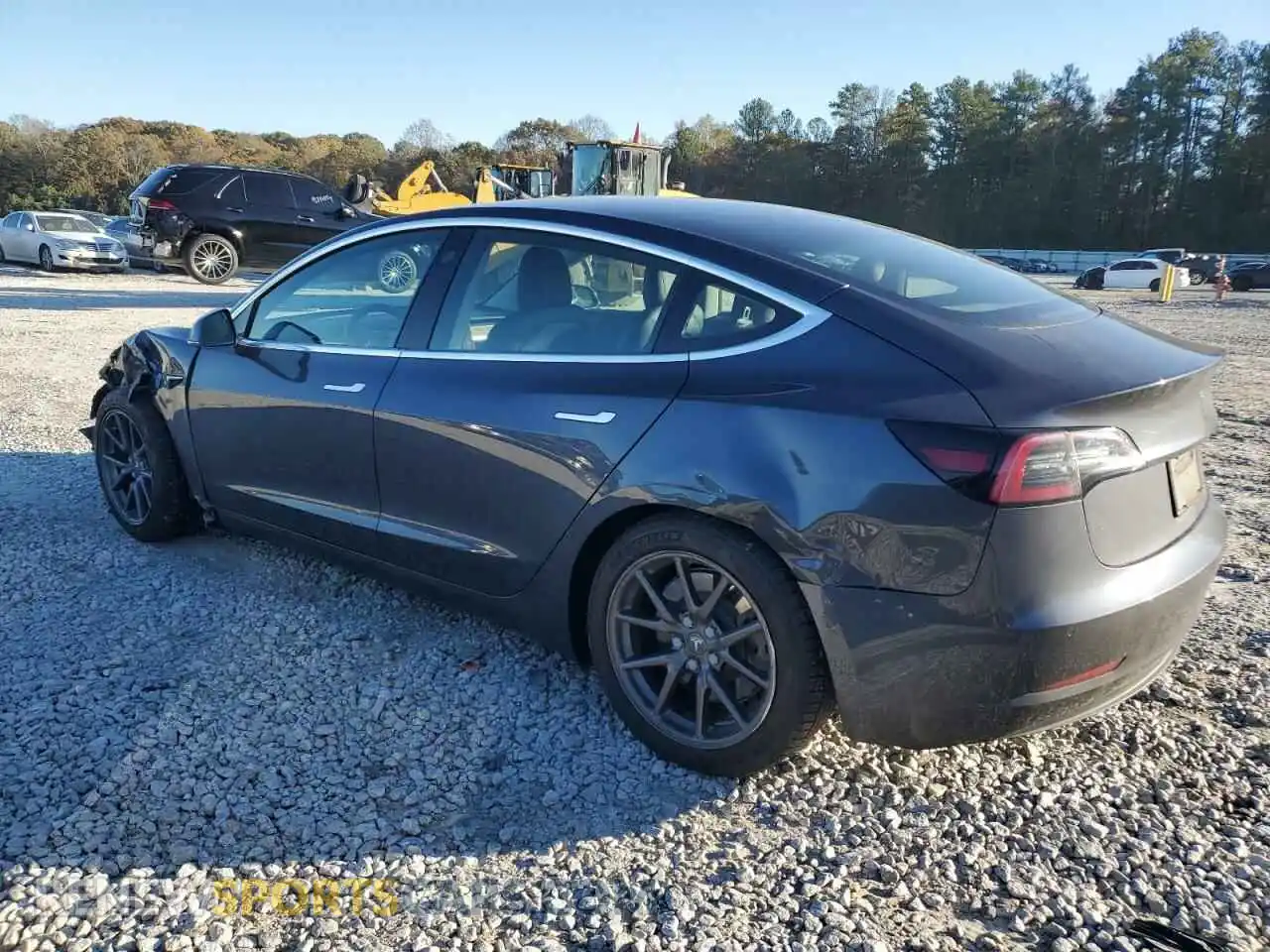 2 Photograph of a damaged car 5YJ3E1EA9LF792273 TESLA MODEL 3 2020