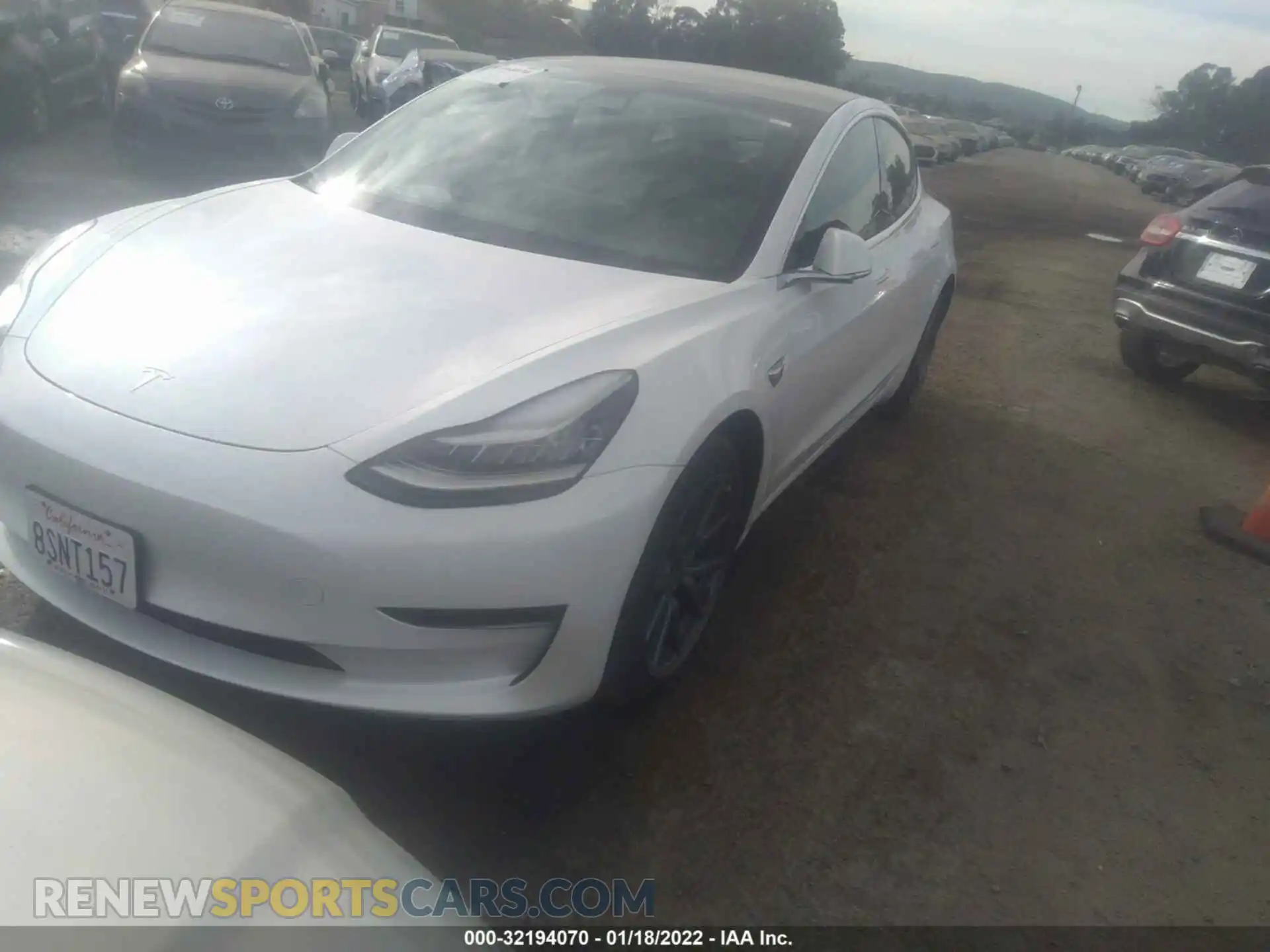 2 Photograph of a damaged car 5YJ3E1EA9LF798526 TESLA MODEL 3 2020