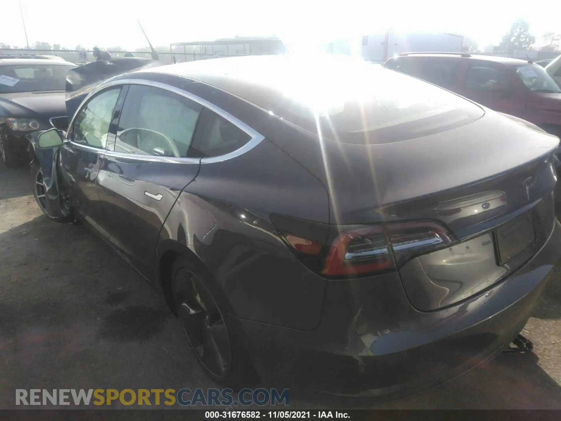 3 Photograph of a damaged car 5YJ3E1EA9LF803577 TESLA MODEL 3 2020