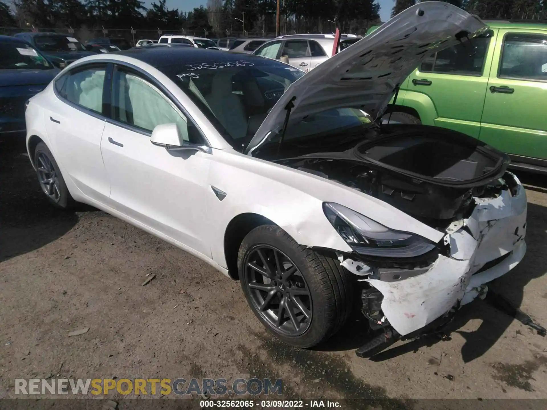 1 Photograph of a damaged car 5YJ3E1EA9LF804969 TESLA MODEL 3 2020