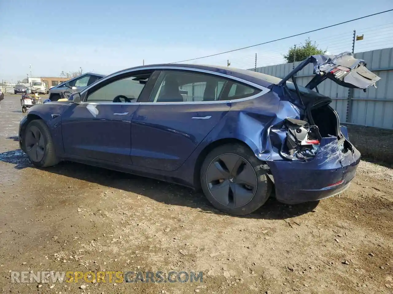 2 Photograph of a damaged car 5YJ3E1EA9LF805670 TESLA MODEL 3 2020