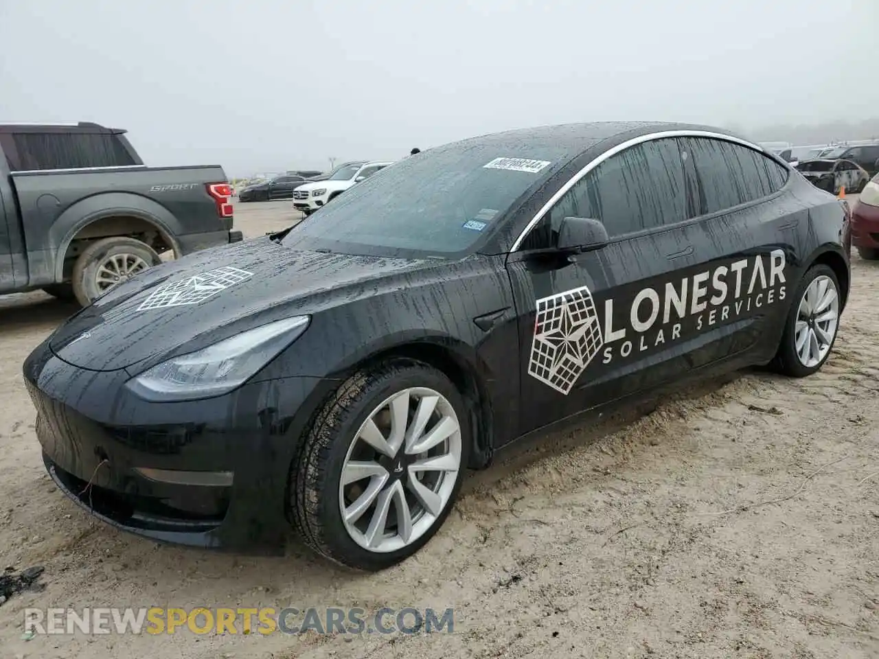 1 Photograph of a damaged car 5YJ3E1EAXLF660882 TESLA MODEL 3 2020