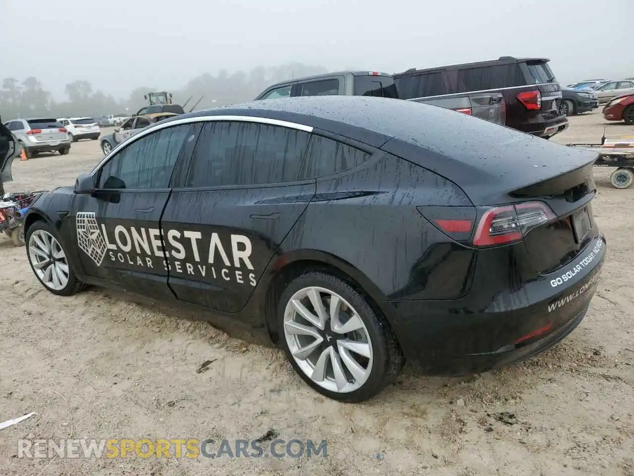 2 Photograph of a damaged car 5YJ3E1EAXLF660882 TESLA MODEL 3 2020